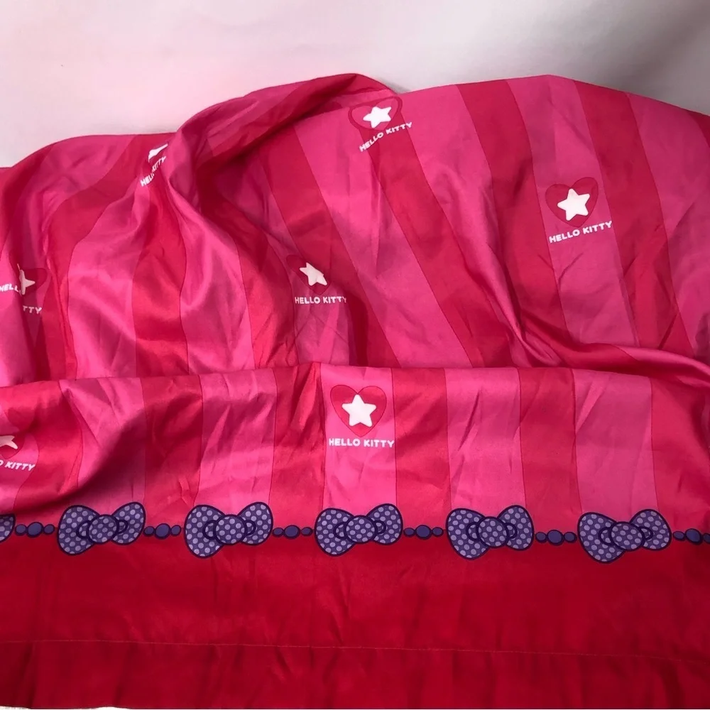 Hello kitty sanrio pink twin flat sheet